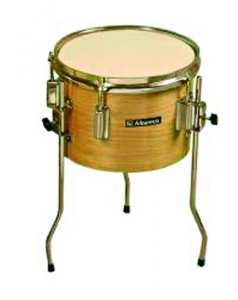 timbal 25x18 con tres patas y maza