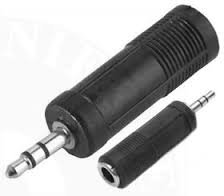 conector jack estereo 3,5/ hembra estereo 6,3