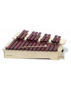 xilofono soprano cromatico do-la(22 laminas) 1 par de baquetas