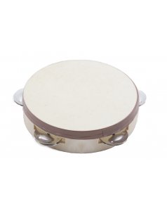 pandereta piel natural 15cm