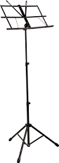 atril plegable color negro