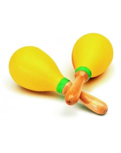 maracas con empu�adura de madera, par