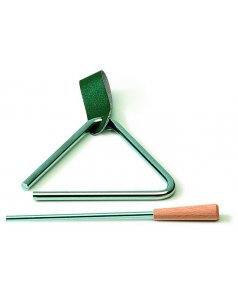 tri�ngulo de acero 10 cm. con batiente