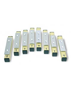 metal�fon 8 notes soltes monocolor amb 8 baquetes