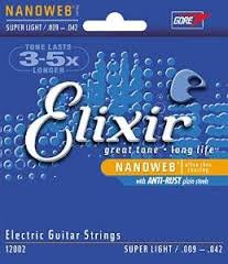 juego de cuerdas guitarra el�ctrica elixir 09-42