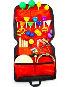 bolsa de percusi�n y ritmo con 8 campanas
