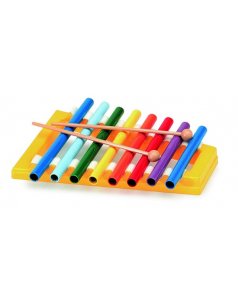 metal�fono diat�nico 8 notas en tubo
