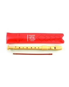 flauta dulce hohner funda naranja