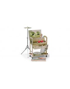 carro con 25 instrumentos 63x27x55 cm