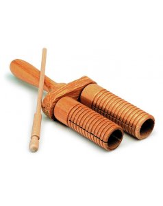 g�iro de madera doble con rascador