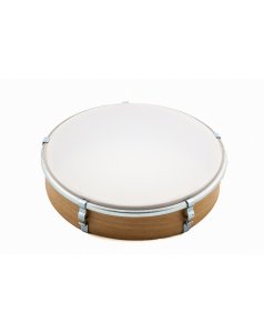 pandero 20cm. aro madera,parche pl�stico, tensores con batiente