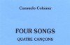 four songs "consuelo colomer"