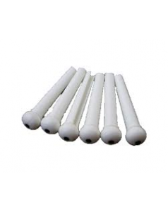 pivotes sujecci�n cuerda guitarra ac�stica (blanco)y negro